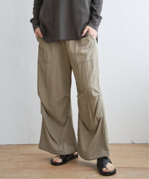 LBC(エルビーシー)の「パラシュートパンツ(その他パンツ・レディース・ベージュ/チャコールグレー/オリーブ・M/L)」の8枚目の写真