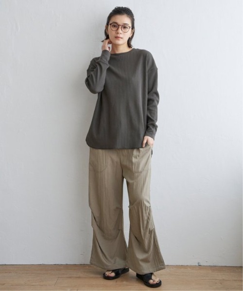 LBC(エルビーシー)の「パラシュートパンツ(その他パンツ・レディース・ベージュ/チャコールグレー/オリーブ・M/L)」の9枚目の写真