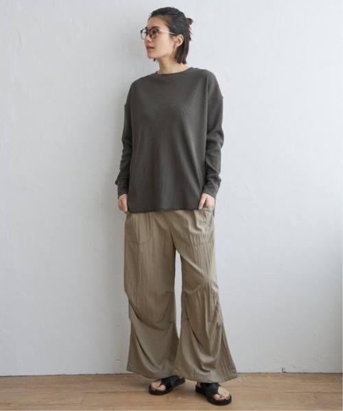 LBC(エルビーシー)の「パラシュートパンツ(その他パンツ・レディース・ベージュ/チャコールグレー/オリーブ・M/L)」の10枚目の写真