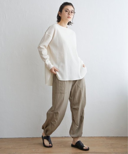 LBC(エルビーシー)の「パラシュートパンツ(その他パンツ・レディース・ベージュ/チャコールグレー/オリーブ・M/L)」の12枚目の写真