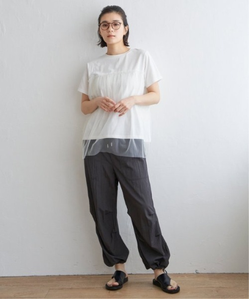 LBC(エルビーシー)の「パラシュートパンツ(その他パンツ・レディース・ベージュ/チャコールグレー/オリーブ・M/L)」の16枚目の写真