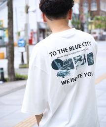 ZIP FIVE | ストリートフォトグラフィックビッグシルエットTシャツ(Tシャツ/カットソー)