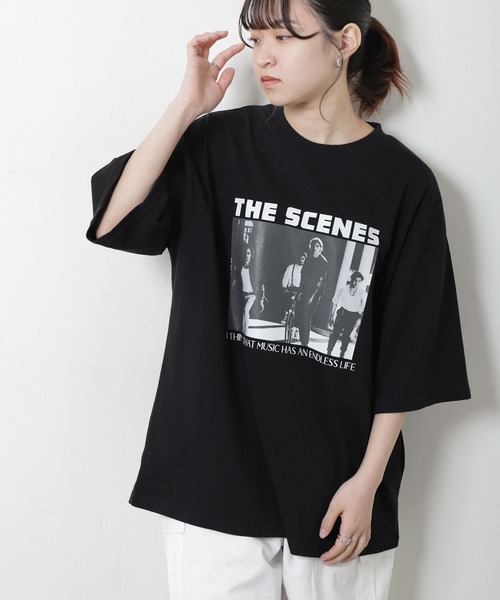 ZIP FIVE（ジップファイブ）の「【ZIP FIVE】 ストリート フォトグラフィック プリント ビッグシルエット 半袖 Tシャツ（Tシャツ/カットソー・メンズ・ブラック系/ホワイト/ブラック系1/ブラック/ホワイト系/ホワイト系1・MEDIUM/LARGE）」の16枚目の写真