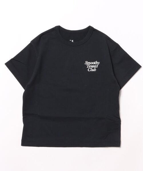 Smoothy（スムージー）の「SMOOTHY  Tennis Club Tee / スムージー テニスクラブTシャツ（Tシャツ/カットソー・キッズ・ホワイト/グレー/ブラック・SMALL/MEDIUM/LARGE/X-LARGE）」の12枚目の写真