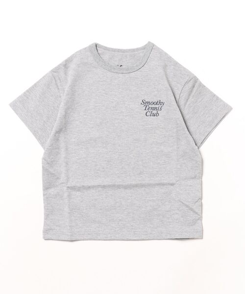Smoothy（スムージー）の「SMOOTHY  Tennis Club Tee / スムージー テニスクラブTシャツ（Tシャツ/カットソー・キッズ・ホワイト/グレー/ブラック・SMALL/MEDIUM/LARGE/X-LARGE）」の13枚目の写真