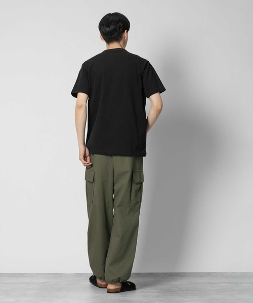 Champion(チャンピオン)の「Champion(チャンピオン)【メンズ】スクリプト天竺半袖Tシャツ(Tシャツ/カットソー・メンズ・ダークグリーン/グレー/ホワイト/ブラック/ブルー/ダークベージュ・S/M/L/XL)」の14枚目の写真