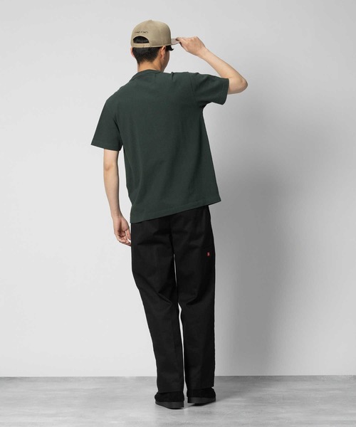 Champion(チャンピオン)の「Champion(チャンピオン)【メンズ】スクリプト天竺半袖Tシャツ(Tシャツ/カットソー・メンズ・ダークグリーン/グレー/ホワイト/ブラック/ブルー/ダークベージュ・S/M/L/XL)」の19枚目の写真