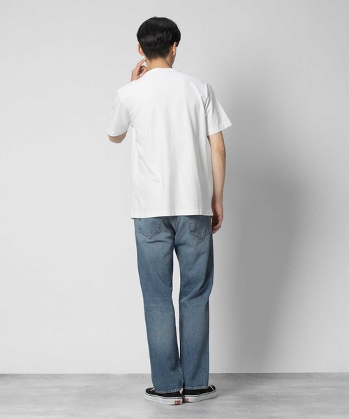 Champion(チャンピオン)の「Champion(チャンピオン)【メンズ】スクリプト天竺半袖Tシャツ(Tシャツ/カットソー・メンズ・ダークグリーン/グレー/ホワイト/ブラック/ブルー/ダークベージュ・S/M/L/XL)」の12枚目の写真