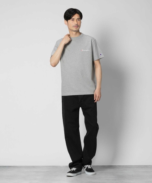 Champion(チャンピオン)の「Champion(チャンピオン)【メンズ】スクリプト天竺半袖Tシャツ(Tシャツ/カットソー・メンズ・ダークグリーン/グレー/ホワイト/ブラック/ブルー/ダークベージュ・S/M/L/XL)」の15枚目の写真