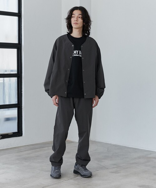 coen(コーエン)の「【C.Mt】FUNCTION NOCOLLAR BLOUSON(ブルゾン・メンズ・ブラック/ベージュ/ダークグレー・S/M/L/XL)」の6枚目の写真