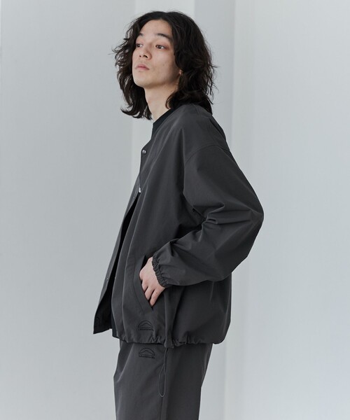 coen(コーエン)の「【C.Mt】FUNCTION NOCOLLAR BLOUSON(ブルゾン・メンズ・ブラック/ベージュ/ダークグレー・S/M/L/XL)」の7枚目の写真