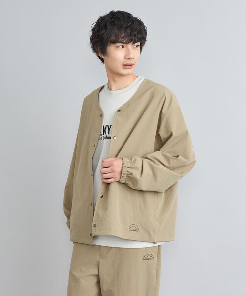 coen(コーエン)の「【C.Mt】FUNCTION NOCOLLAR BLOUSON(ブルゾン・メンズ・ブラック/ベージュ/ダークグレー・S/M/L/XL)」の17枚目の写真