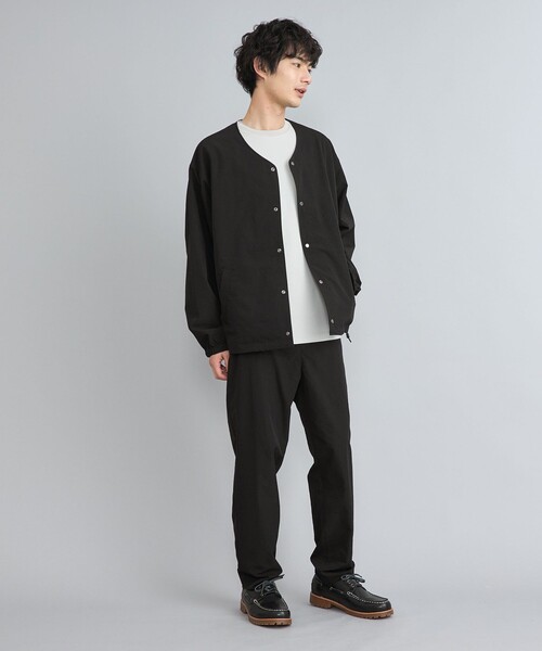 coen(コーエン)の「【C.Mt】FUNCTION NOCOLLAR BLOUSON(ブルゾン・メンズ・ブラック/ベージュ/ダークグレー・S/M/L/XL)」の22枚目の写真