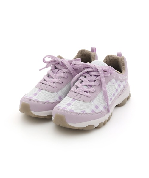 JENNI(ジェニィ)の「【雑誌 ニコ☆プチ掲載】JENNI×n☆pチェックスニーカー(スニーカー・キッズ・ブラック/ラベンダー/ミント・20cm/21cm/22cm/23cm/24cm)」の21枚目の写真