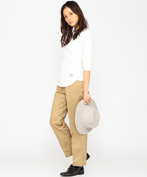 B:MING by BEAMS（ビーミングバイビームス）の「saintete×ビーミング by ビームス / “BBB” 別注サーマル Tシャツ（Tシャツ/カットソー・レディース・ネイビー/オフホワイト/グレー・MEDIUM/SMALL）」の7枚目の写真