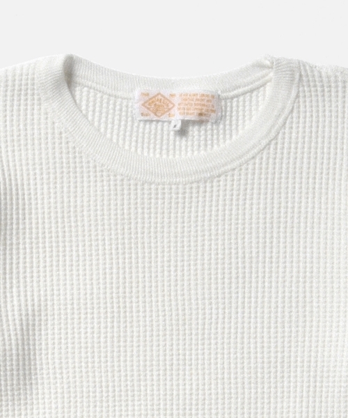 B:MING by BEAMS（ビーミングバイビームス）の「saintete×ビーミング by ビームス / “BBB” 別注サーマル Tシャツ（Tシャツ/カットソー・レディース・ネイビー/オフホワイト/グレー・MEDIUM/SMALL）」の16枚目の写真