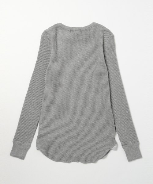 B:MING by BEAMS（ビーミングバイビームス）の「saintete×ビーミング by ビームス / “BBB” 別注サーマル Tシャツ（Tシャツ/カットソー・レディース・ネイビー/オフホワイト/グレー・MEDIUM/SMALL）」の22枚目の写真