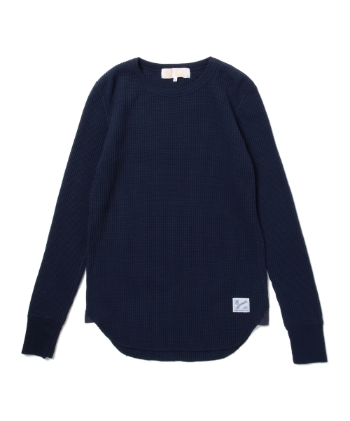 B:MING by BEAMS（ビーミングバイビームス）の「saintete×ビーミング by ビームス / “BBB” 別注サーマル Tシャツ（Tシャツ/カットソー・レディース・ネイビー/オフホワイト/グレー・MEDIUM/SMALL）」の21枚目の写真