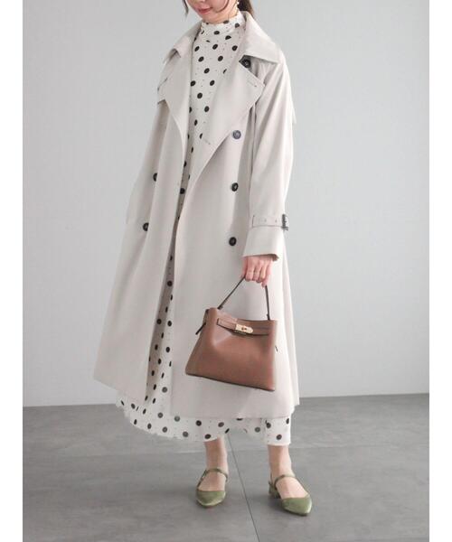 Te chichi（テチチ）の「シアードットハイネックワンピース（ワンピース・レディース・オフホワイト/ブラック・F）」の18枚目の写真