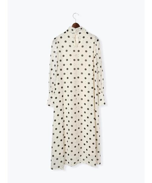 Te chichi（テチチ）の「シアードットハイネックワンピース（ワンピース・レディース・オフホワイト/ブラック・F）」の5枚目の写真