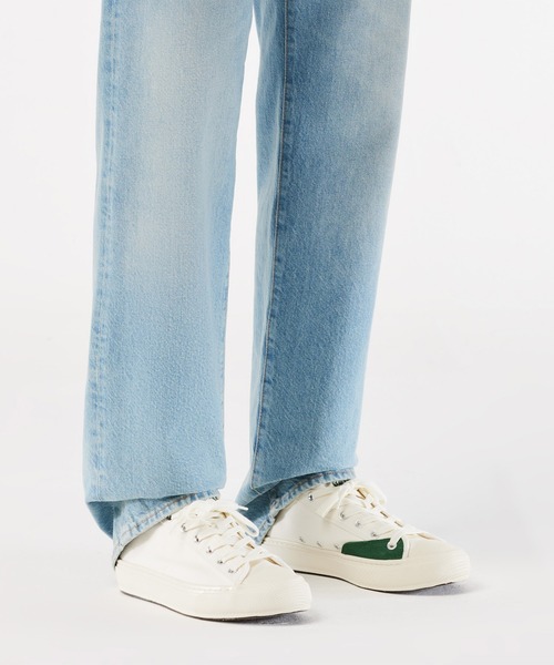 LACOSTE（ラコステ）の「メンズ BACKCOURT 2.0 124 1 CMA（スニーカー・メンズ・オフホワイト/ブラック×ホワイト/モスグリーン・28.5cm/25.5cm/26.0cm/25.0cm/28.0cm/27.0cm/26.5cm）」の2枚目の写真