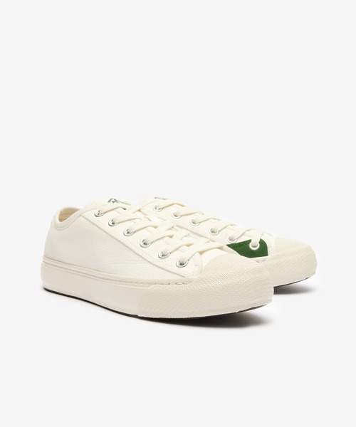 LACOSTE（ラコステ）の「メンズ BACKCOURT 2.0 124 1 CMA（スニーカー・メンズ・オフホワイト/ブラック×ホワイト/モスグリーン・28.5cm/25.5cm/26.0cm/25.0cm/28.0cm/27.0cm/26.5cm）」の6枚目の写真
