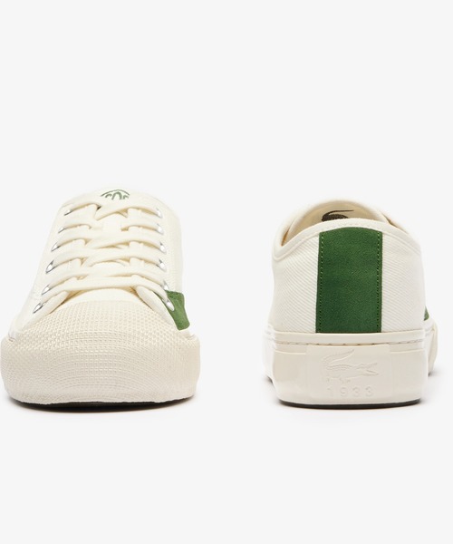 LACOSTE（ラコステ）の「メンズ BACKCOURT 2.0 124 1 CMA（スニーカー・メンズ・オフホワイト/ブラック×ホワイト/モスグリーン・28.5cm/25.5cm/26.0cm/25.0cm/28.0cm/27.0cm/26.5cm）」の9枚目の写真