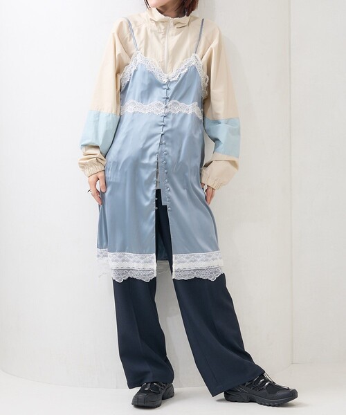 アメリヴィンテージ　レース　キャミワンピース　新品未使用タグ付き セール】ヴィンテージ レースキャミワンピース（ワンピース）｜FREAK'S