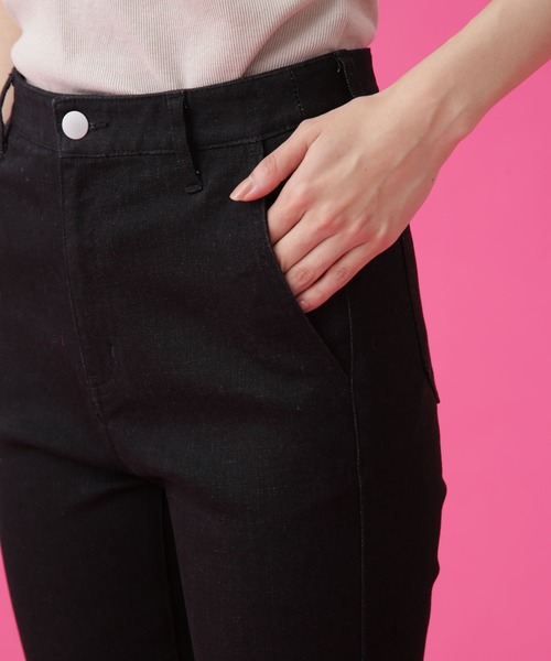 Apo(s)ture(アポスチャー)の「NANCY-001/デニムスキニーパンツ(デニムパンツ・レディース・ブラック/ネイビー・XS/S/M/L/XL)」の7枚目の写真