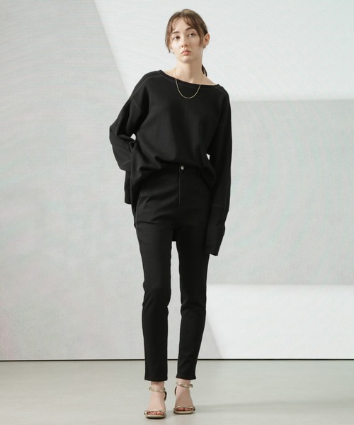 Apo(s)ture(アポスチャー)の「NANCY-001/デニムスキニーパンツ(デニムパンツ・レディース・ブラック/ネイビー・XS/S/M/L/XL)」の20枚目の写真