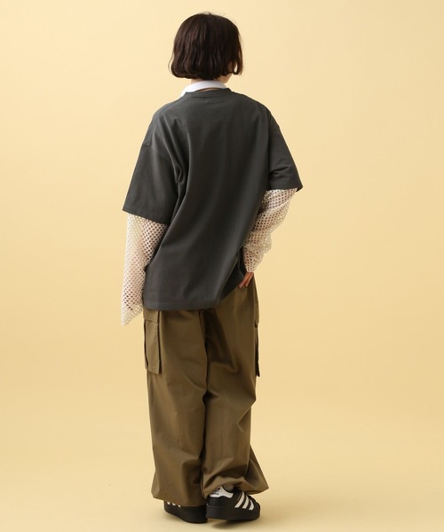 PBLIM(ページボーイリム)の「PBLIM/ショップロゴT(Tシャツ/カットソー・レディース・チャコールグレー/オフホワイト/イエロー/ネイビー・MEDIUM/LARGE)」の12枚目の写真