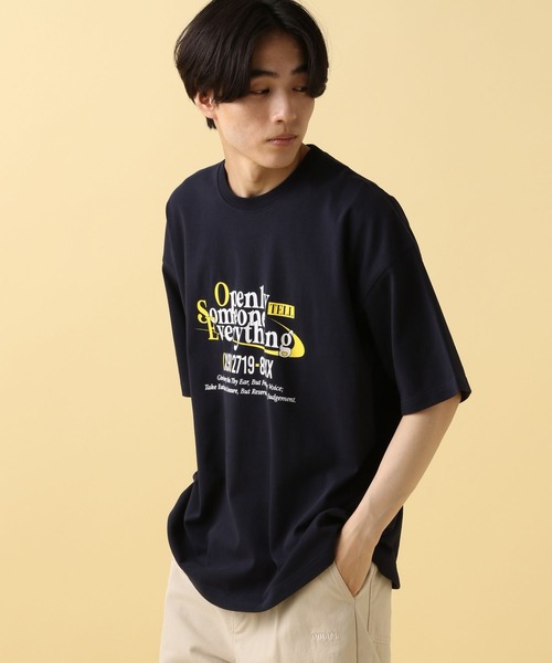 PBLIM(ページボーイリム)の「PBLIM/ショップロゴT(Tシャツ/カットソー・レディース・チャコールグレー/オフホワイト/イエロー/ネイビー・MEDIUM/LARGE)」の8枚目の写真