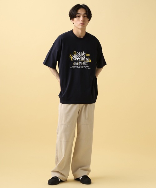PBLIM(ページボーイリム)の「PBLIM/ショップロゴT(Tシャツ/カットソー・レディース・チャコールグレー/オフホワイト/イエロー/ネイビー・MEDIUM/LARGE)」の18枚目の写真