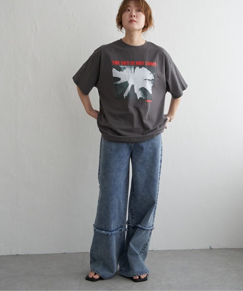 セール】ベア天竺 ユニセックスモノクロTシャツ（Tシャツ