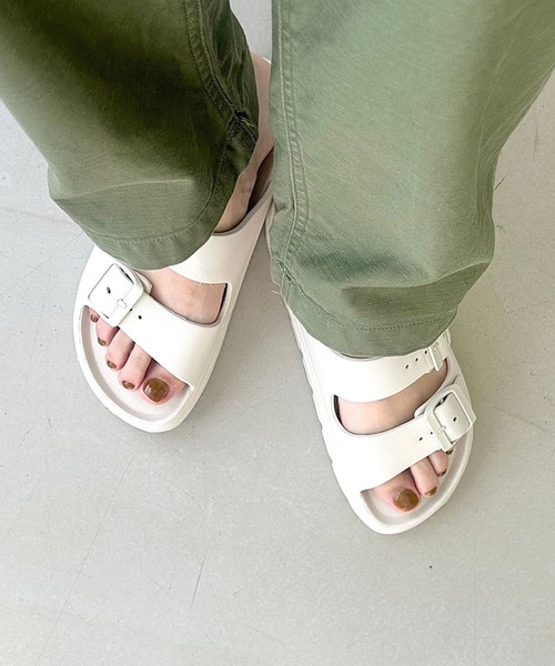 ORiental TRaffic(オリエンタルトラフィック)の「リカバリー ダブルベルト厚底サンダル/OT3220(サンダル・レディース・ホワイト/ブラック・L/M/S/LL/24.5cm/22.5cm/23.5cm)」の5枚目の写真