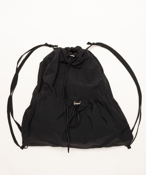 【希少】A.P.C. ロゴ　リュックサック　ナップザック　巾着バッグ　レア 希少】A.P.C. ロゴリュックサックナップザック巾着バッグレア