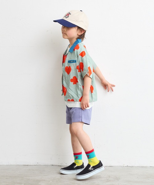 HOGAN RANCH WEAR（ホーガンランチウエア）の「ソウガラオープンカラーハンソデシャツ（90～150cm）（シャツ/ブラウス・キッズ・ミント/レッド/ピンク/ブラウン・90/100/110/120/130/140/150）」の7枚目の写真