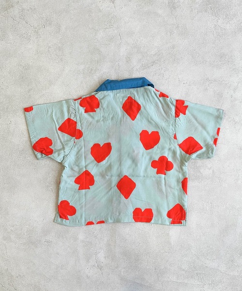 HOGAN RANCH WEAR（ホーガンランチウエア）の「ソウガラオープンカラーハンソデシャツ（90～150cm）（シャツ/ブラウス・キッズ・ミント/レッド/ピンク/ブラウン・90/100/110/120/130/140/150）」の13枚目の写真