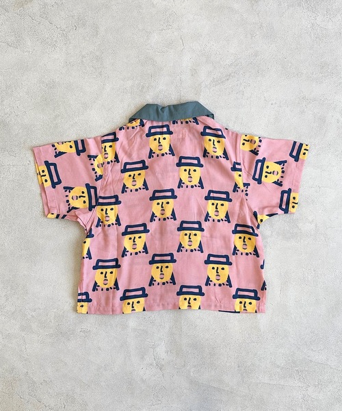 HOGAN RANCH WEAR（ホーガンランチウエア）の「ソウガラオープンカラーハンソデシャツ（90～150cm）（シャツ/ブラウス・キッズ・ミント/レッド/ピンク/ブラウン・90/100/110/120/130/140/150）」の10枚目の写真