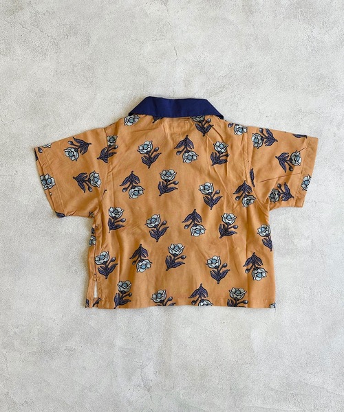 HOGAN RANCH WEAR（ホーガンランチウエア）の「ソウガラオープンカラーハンソデシャツ（90～150cm）（シャツ/ブラウス・キッズ・ミント/レッド/ピンク/ブラウン・90/100/110/120/130/140/150）」の11枚目の写真