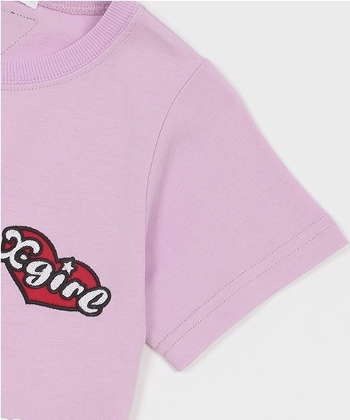 X-girl Stages（エックスガールステージス）の「マルチロゴ背中開きワンピース（ワンピース・キッズ・ラベンダー/ブラック/オフホワイト・80ｃｍ/90cm/100cm/110cm/120cm/130cm/140cm）」の13枚目の写真