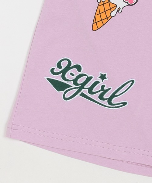 X-girl Stages（エックスガールステージス）の「マルチロゴ背中開きワンピース（ワンピース・キッズ・ラベンダー/ブラック/オフホワイト・80ｃｍ/90cm/100cm/110cm/120cm/130cm/140cm）」の9枚目の写真