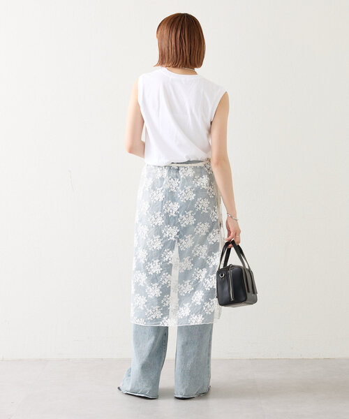 mystic（ミスティック）の「シアーレーススカート（スカート・レディース・オフホワイト・FREE）」の8枚目の写真