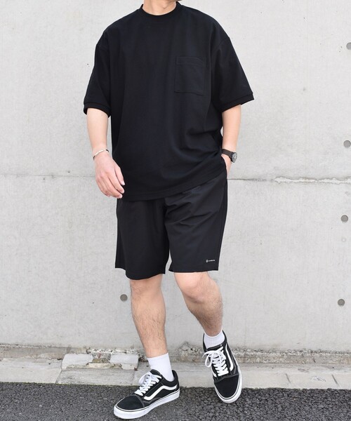 MARK&amp;LONA - J7253 美品 マーク&amp;ロナ クリースストレッチシャーリングパンツ ネイビーL MARK&LONA - J7253 美品 マーク&ロナ クリースストレッチ