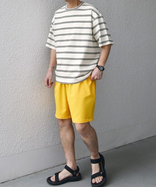 SHIPS any（シップス エニィ）の「SHIPS any:〈洗濯機可能/撥水〉4WAYストレッチ ロゴ カラー イージー ショーツ◇（その他パンツ・メンズ・ブラック/ネイビー/パープル/ブルー/イエロー系/グリーン・SMALL/MEDIUM/LARGE/X-LARGE）」の16枚目の写真