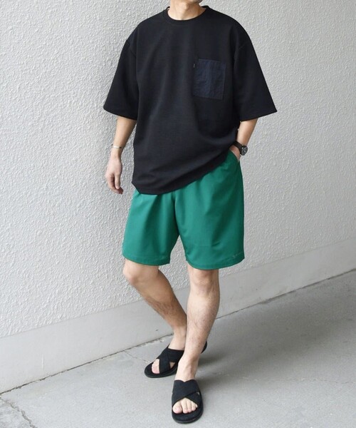 SHIPS any（シップス エニィ）の「SHIPS any:〈洗濯機可能/撥水〉4WAYストレッチ ロゴ カラー イージー ショーツ◇（その他パンツ・メンズ・ブラック/ネイビー/パープル/ブルー/イエロー系/グリーン・SMALL/MEDIUM/LARGE/X-LARGE）」の21枚目の写真