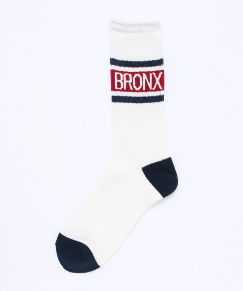 WEGO（ウィゴー）の「WEGO/BRONXラインソックス（ソックス/靴下・メンズ・レッド/ネイビー・FREE）」の2枚目の写真