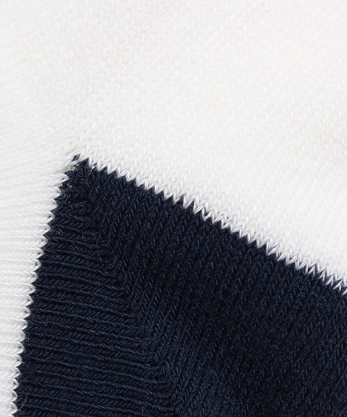 WEGO（ウィゴー）の「WEGO/BRONXラインソックス（ソックス/靴下・メンズ・レッド/ネイビー・FREE）」の5枚目の写真