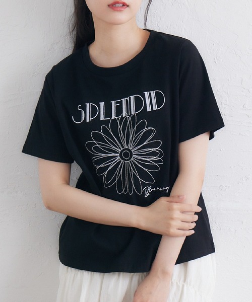 RETRO GIRL(レトロガール)の「ロゴアソートTEE(Tシャツ/カットソー・レディース・その他1/その他2/その他3/ブルー/ブラック・FREE)」の2枚目の写真