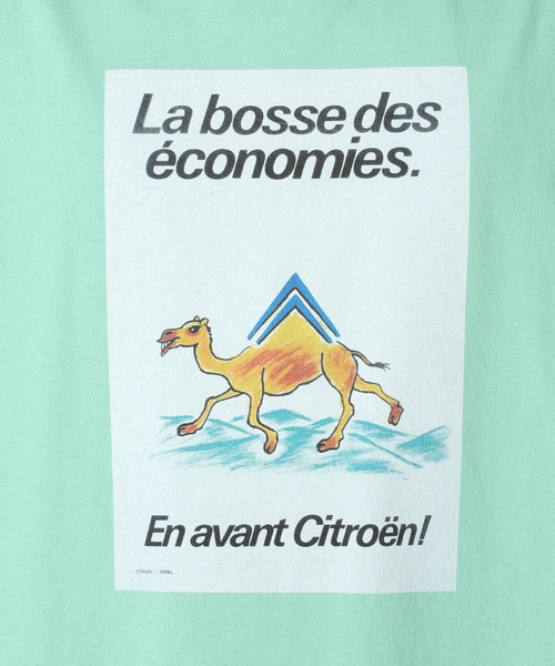 Savignac（サヴィニャック）の「SAVIGNAC (サビニャック) 別注 French Company プリント Tシャツ（Tシャツ/カットソー・メンズ・パープル/ホワイト/ホワイト系その他/ライトホワイト/モスグリーン/ブラック/ホワイト×ホワイト/ライトブルー/ブラック系その他・MEDIUM/LARGE/X-LARGE）」の16枚目の写真